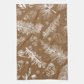 Linge De Cuisine Branches et pin 3 (Vertical)