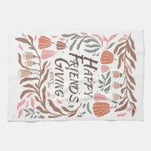 Linge De Cuisine Branches, feuilles et citrouilles automne Friendsg (Horizontal)