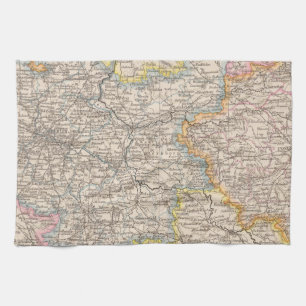 Linge De Cuisine Brandebourg, carte d'atlas de Posen