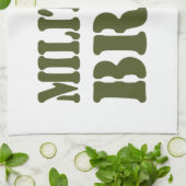 LINGE DE CUISINE BRAT MILITAIRE (Plié)