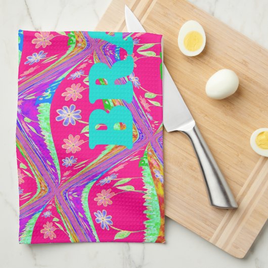 Linge De Cuisine Brésil Belle Samba couleurs traditionnelles (Quart Plié)