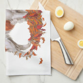 Linge De Cuisine Bretagne Halloween (Quart Plié)