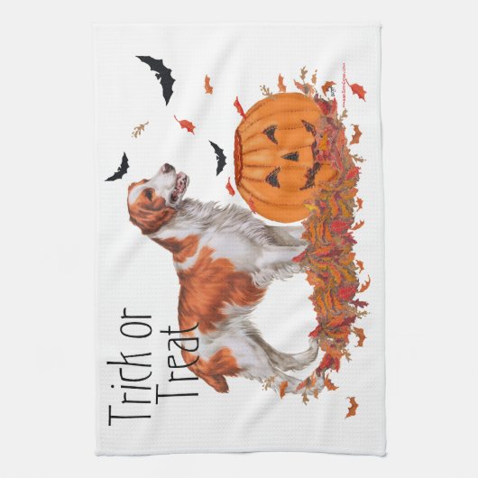 Linge De Cuisine Bretagne Halloween (Vertical)