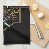 Linge De Cuisine BrewHouse personnalisée Meilleure bière artisanale (Quart Plié)