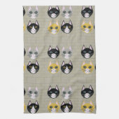 Linge De Cuisine Brick de chats (Vertical)