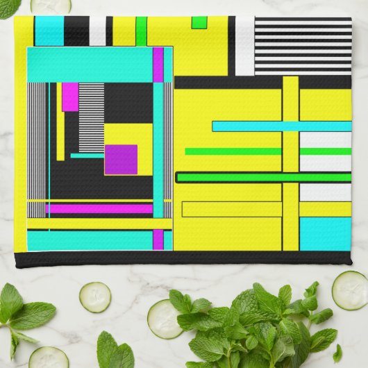 Linge De Cuisine Bright abstract (Plié)