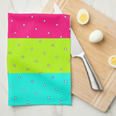 Linge De Cuisine Bright and Fun Stripe and Polka Dots (Quart Plié)