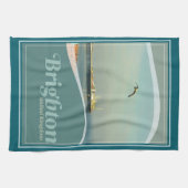 Linge De Cuisine Brighton Pier Seagull Postcard (Horizontal)