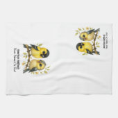 Linge De Cuisine Brillant Goldfinch américain (Horizontal)