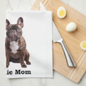 Linge De Cuisine Brindle French Bulldog Maman (Quart Plié)