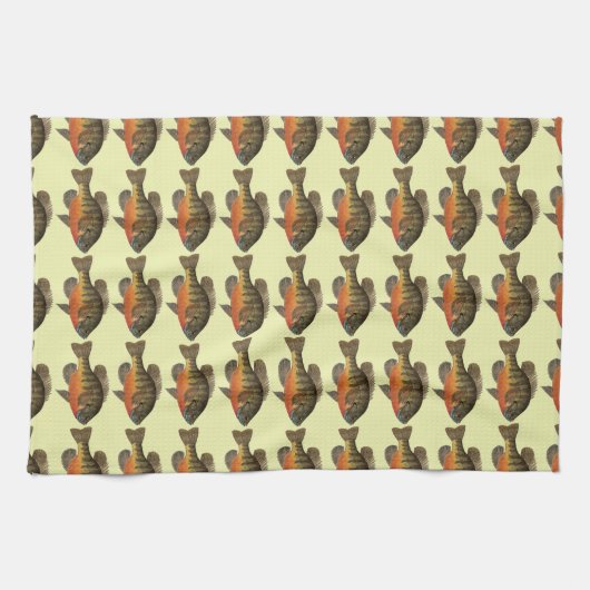 Linge De Cuisine Brise de Bluegill (Horizontal)