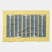 Linge De Cuisine Bristol Virginia Tennessee Marker jaune (Horizontal)