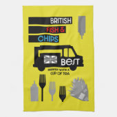 Linge De Cuisine British Classic Fish and Chips (Vertical)