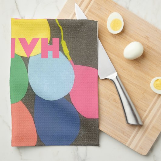 Linge De Cuisine Bro Art d'anniversaire heureux (Quart Plié)