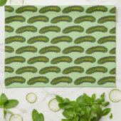 Linge De Cuisine Brochure croustillante Green Kosher Dill (Plié)