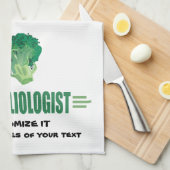 Linge De Cuisine Brocoli humoristique (Quart Plié)
