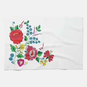 Linge De Cuisine Broderie de Kalocsa