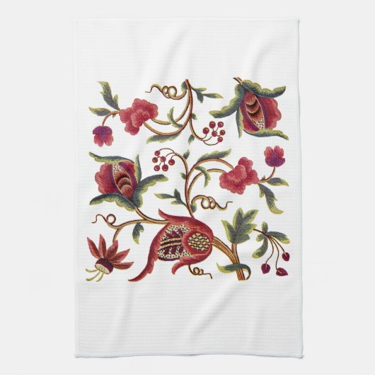 Linge De Cuisine Broderie jacobéenne (Vertical)