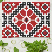 Linge De Cuisine Broderie ukrainienne (Plié)