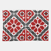 Linge De Cuisine Broderie ukrainienne (Horizontal)