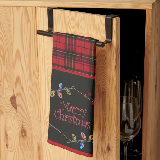 Linge De Cuisine Brodie Red Original Tartan Christmas (Pliage en tiers)
