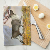 Linge De Cuisine Brooks Range Caribou (Quart Plié)