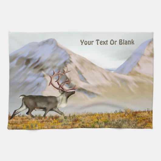 Linge De Cuisine Brooks Range Caribou (Horizontal)