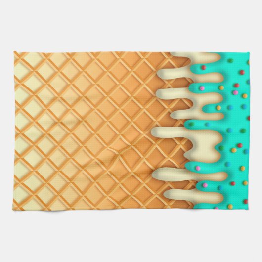 Linge De Cuisine Brosse à cône de crème glacée avec arrosage (Horizontal)