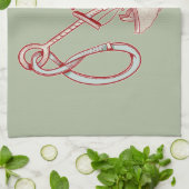 LINGE DE CUISINE BROUILLEUR ESCALADE DE COMMERCE EN AUTOMNE (Plié)