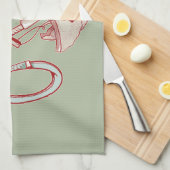 LINGE DE CUISINE BROUILLEUR ESCALADE DE COMMERCE EN AUTOMNE (Quart Plié)