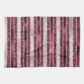Linge De Cuisine Brousse rose Bourgogne rouge Parties scintillant r (Horizontal)