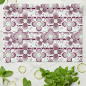 Linge De Cuisine brown and white floral pattern (Plié)