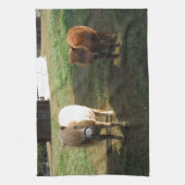 Linge De Cuisine Brown Blond, Deux Chevaux Miniatures, "Little Pony (Vertical)