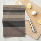 Linge De Cuisine Brown et noir (Quart Plié)