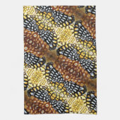 Linge De Cuisine Brown, jaune noir et blanc Reeve's Pheasant (Vertical)