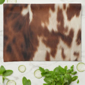 Linge De Cuisine Brown noir blanc (Plié)