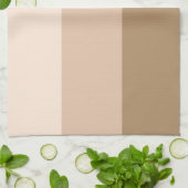 Linge De Cuisine Brown Ombre strié (Plié)