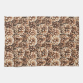 Linge De Cuisine Brown Pine Cones Nature  (Horizontal)