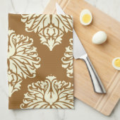 Linge De Cuisine Brown sucre Southern Cottage Damask (Quart Plié)