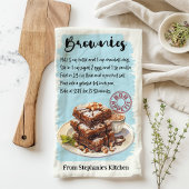 Linge De Cuisine Brownies Recette personnalisée
