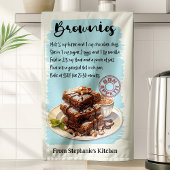Linge De Cuisine Brownies Recette personnalisée