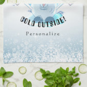 Linge De Cuisine Brrrr, bébé c'est extérieur froid - lancez des (Plié)