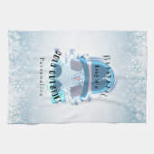 Linge De Cuisine Brrrr, bébé c'est extérieur froid - Snowball (Horizontal)