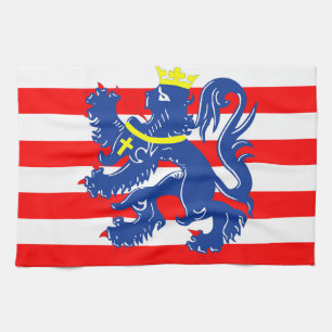 Linge De Cuisine Bruges ville Drapeau Belgique