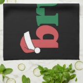 Linge De Cuisine Bruh Mème Drôle Dire Bro Salutation Noël (Plié)