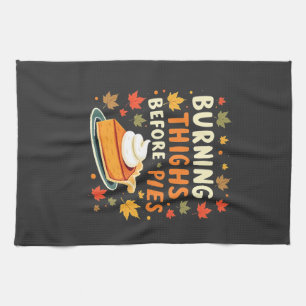 Linge De Cuisine Brûler les cuisses avant les tartes Thanksgiving F