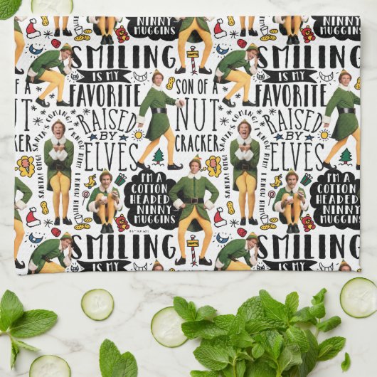 Linge De Cuisine Buddy le Motif de devis Elf (Plié)