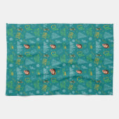 Linge De Cuisine Buddy le Motif de devis Turquoise Elf (Horizontal)