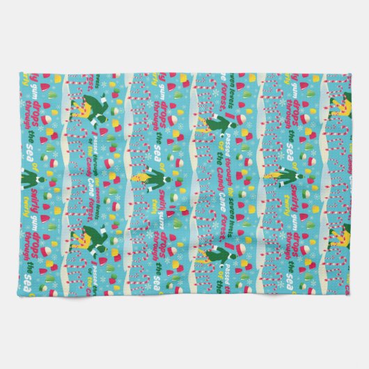 Linge De Cuisine Buddy le Motif Elf Candy (Horizontal)