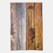 Linge De Cuisine Buffalo Bones labourés par Harvey Thomas Dunn (Vertical)